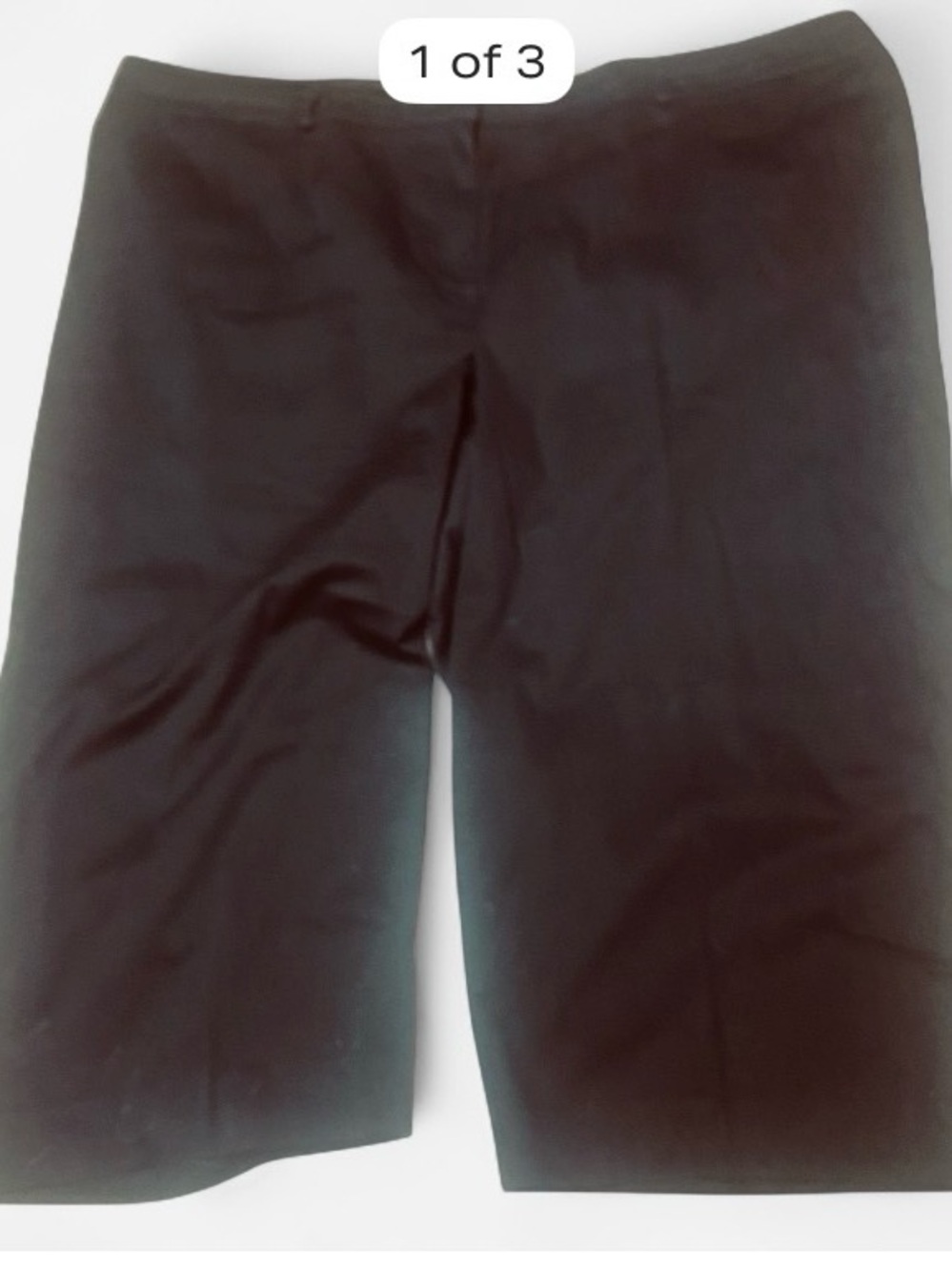 Black Women's Stretch Bermuda Shorts 22W